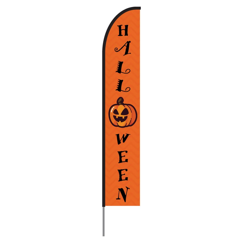 Happy Halloween Banner Feather Flag