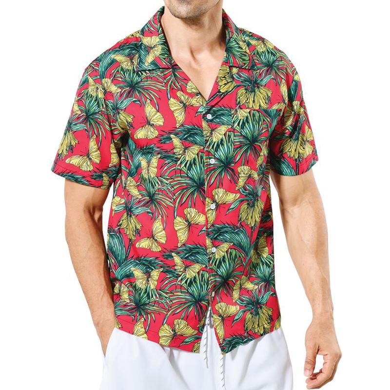 Custom Printed Hawaiian Half Sleeve Shirt 