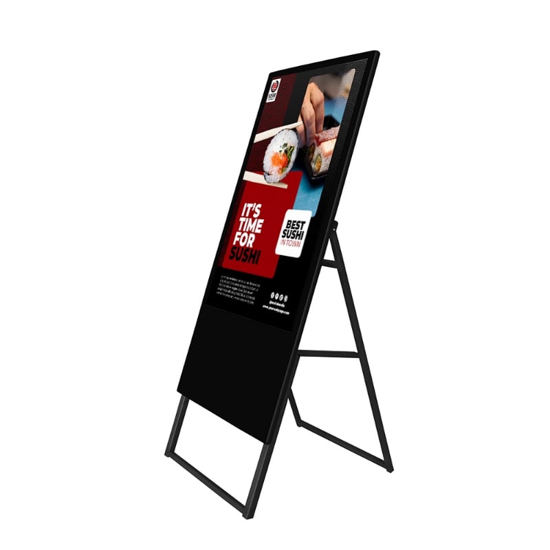 Hyper Lumin™ Digital A-Frame Signage, Folding 43