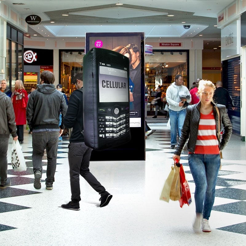 Human Directional Inflatable Back Pack Billboards
