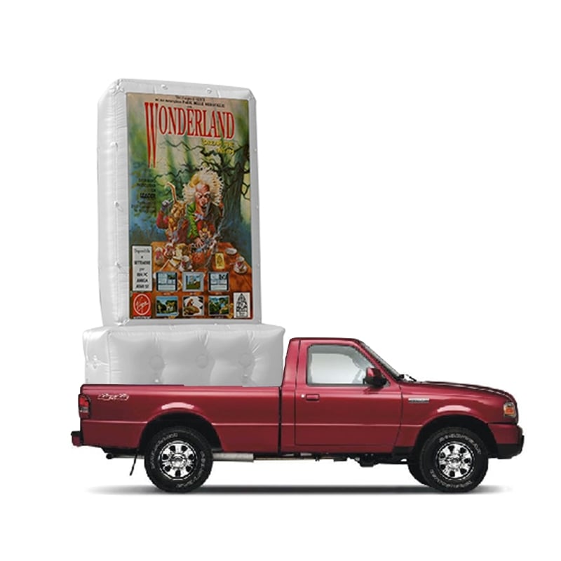 Truck Bed Inflatable Billboards