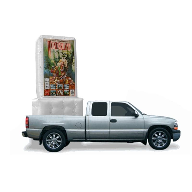Custom Truck Bed Inflatable Billboards