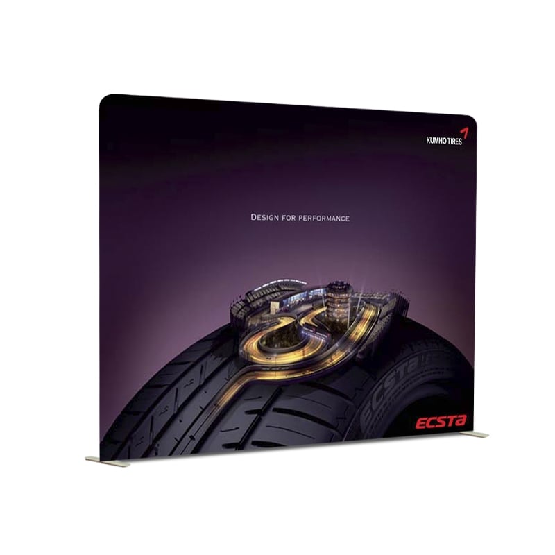 InstaFab™ Straight Fabric Backwall Display