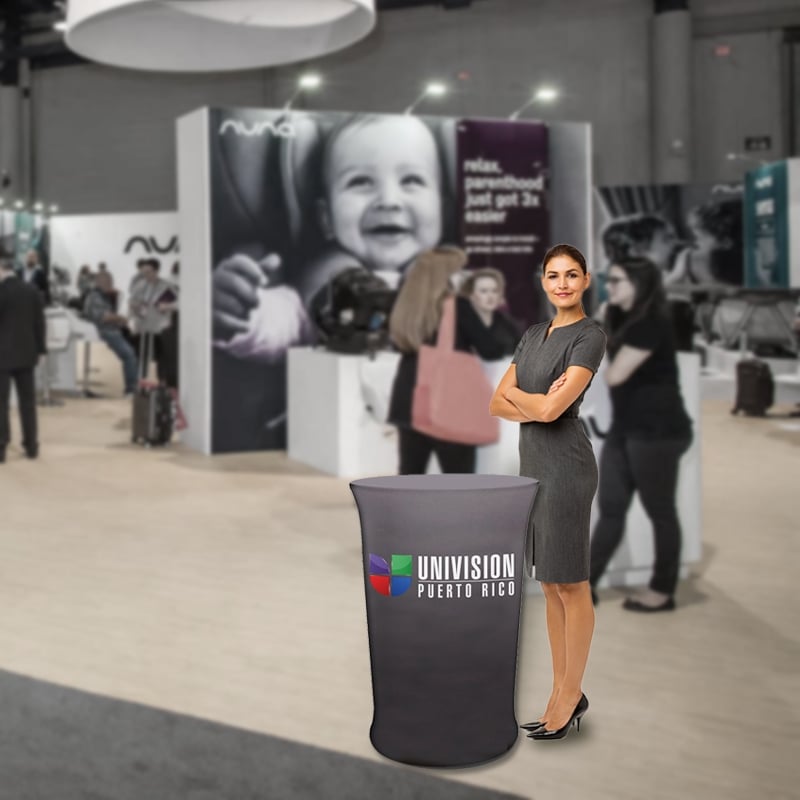 InstaFab™ Pop-Up Trade Show Podium Counter