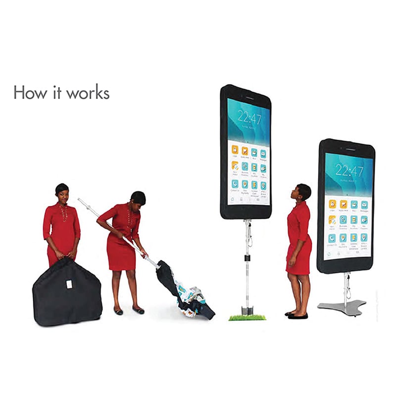 Customized 3D Banner Stand System Instructions