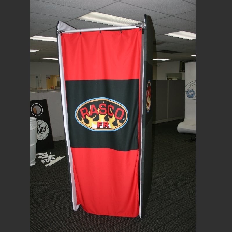 Portable Changing Room Station with Custom Print