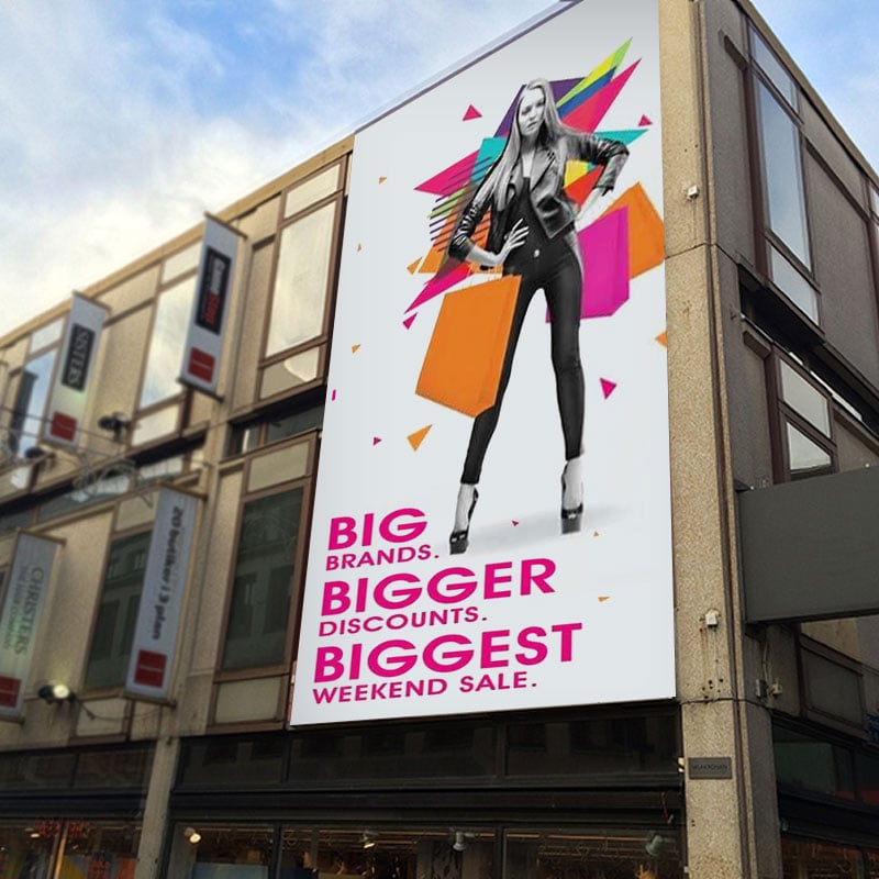 Large Format Printing Building Wrap
