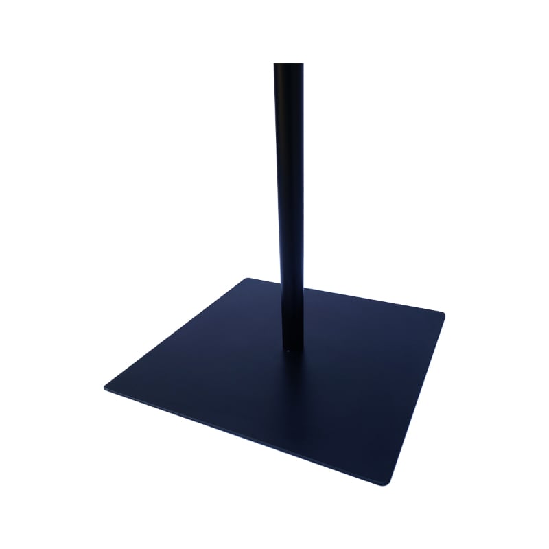 Metal Hand Sanitizer Poster Stand with 1 Liter Bottle Receptacle