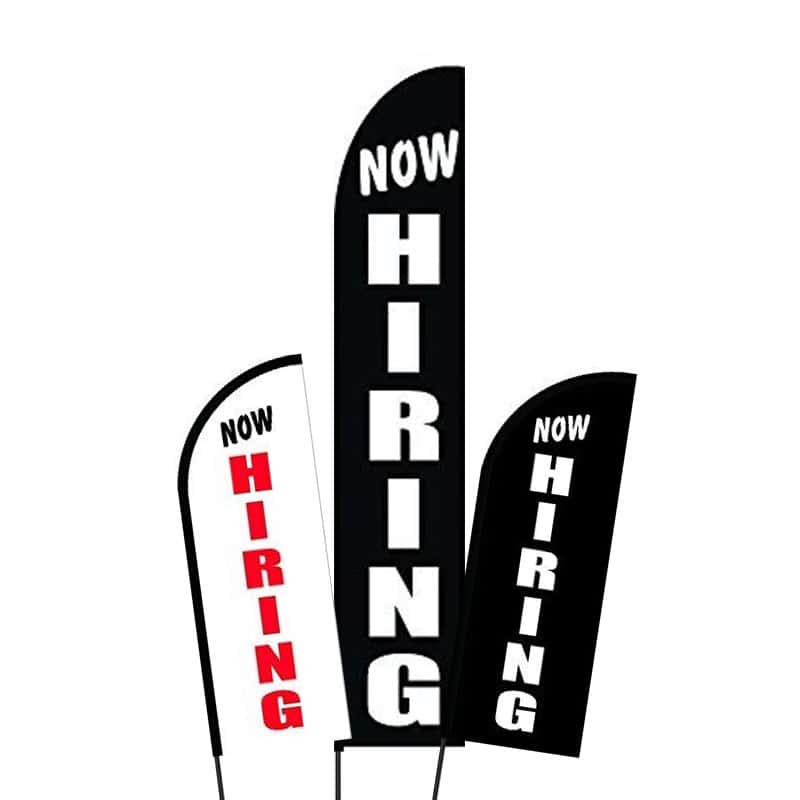Now Hiring Flags 