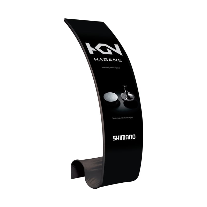 Tension Fabric Snake Banner Stand