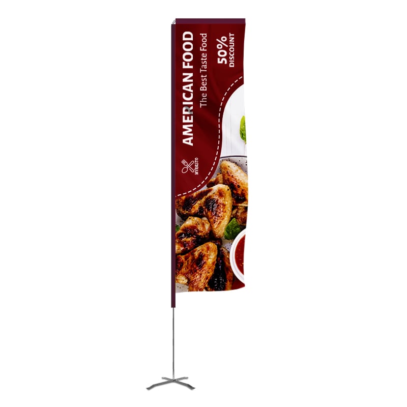 Advertising Rectangle Banner Flag