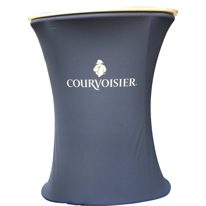 Oval Custom Counter Displays - Trade Show Podium