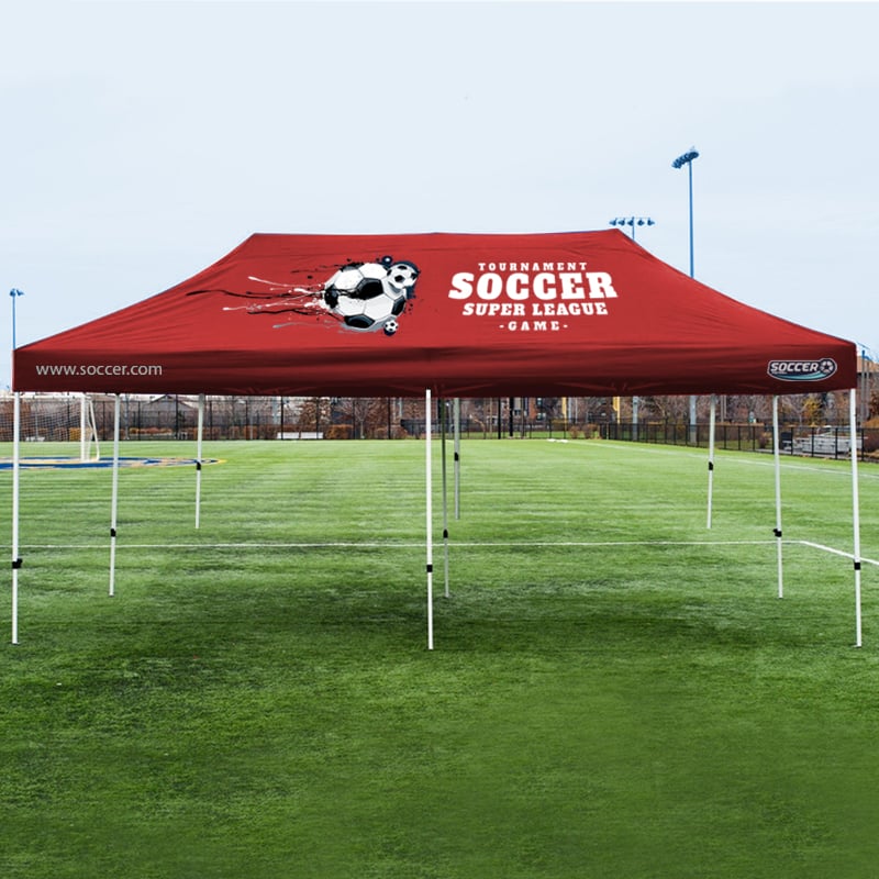 Custom printed Giant Pop Up Canopy tent 20 x 20