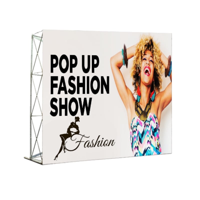 Custom Event Backdrop Wall Display - Flat Back Wall