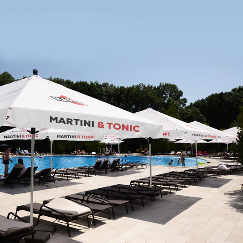 Premium Market Umbrellas - Custom Printed