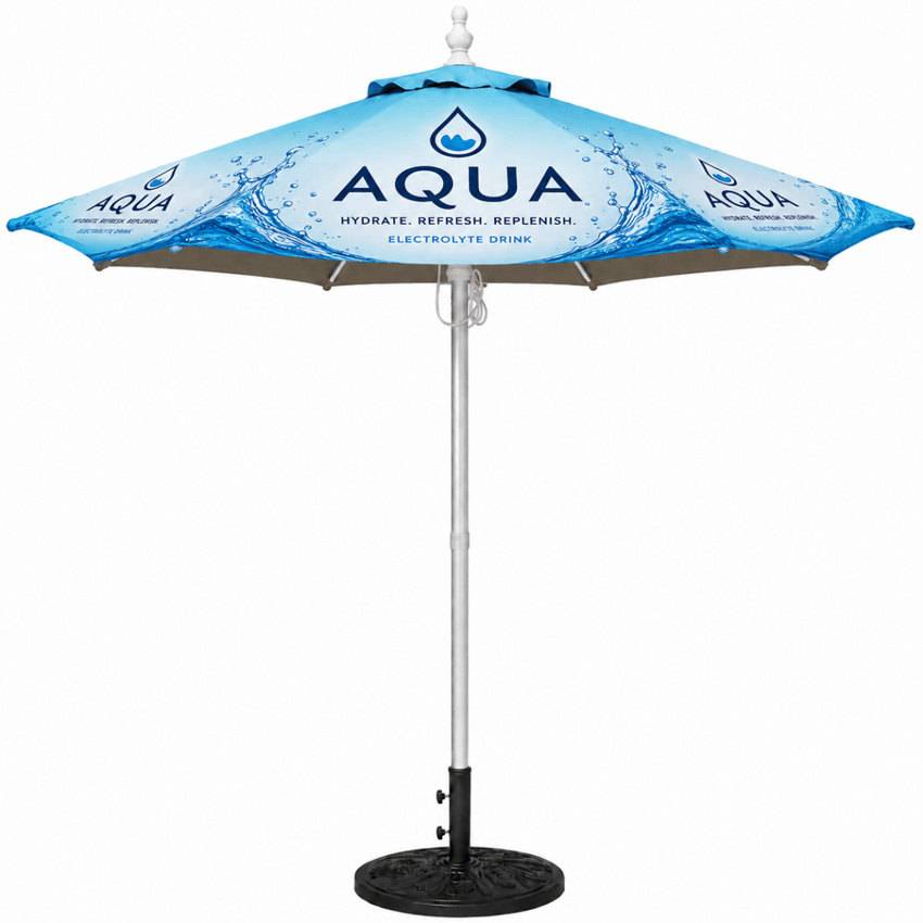 Promo Market Umbrella 8 ft - Custom Printed