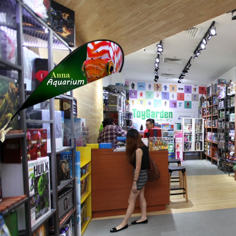 Indoor Mini Teardrop Banner Flag