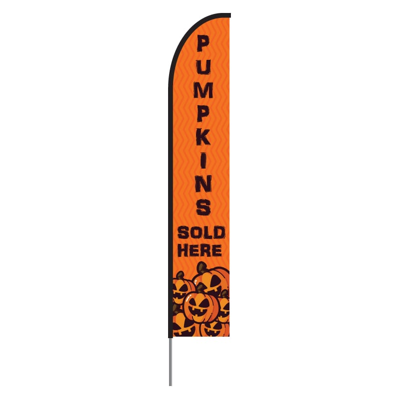 Happy Halloween Banner Feather Flag