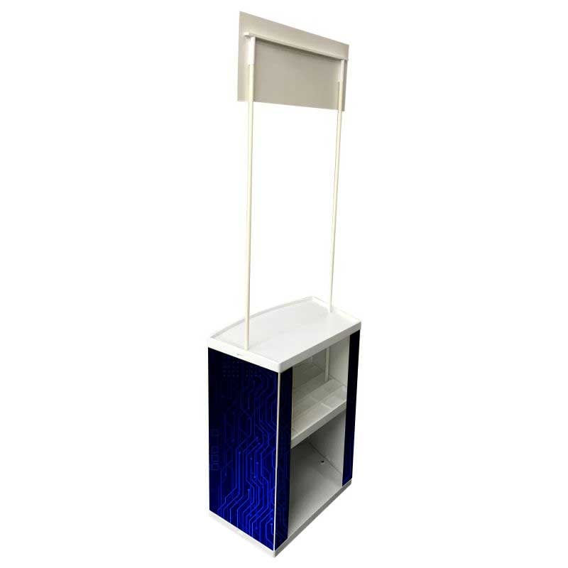 Q-Bar™ Promotional Counter Table with Header