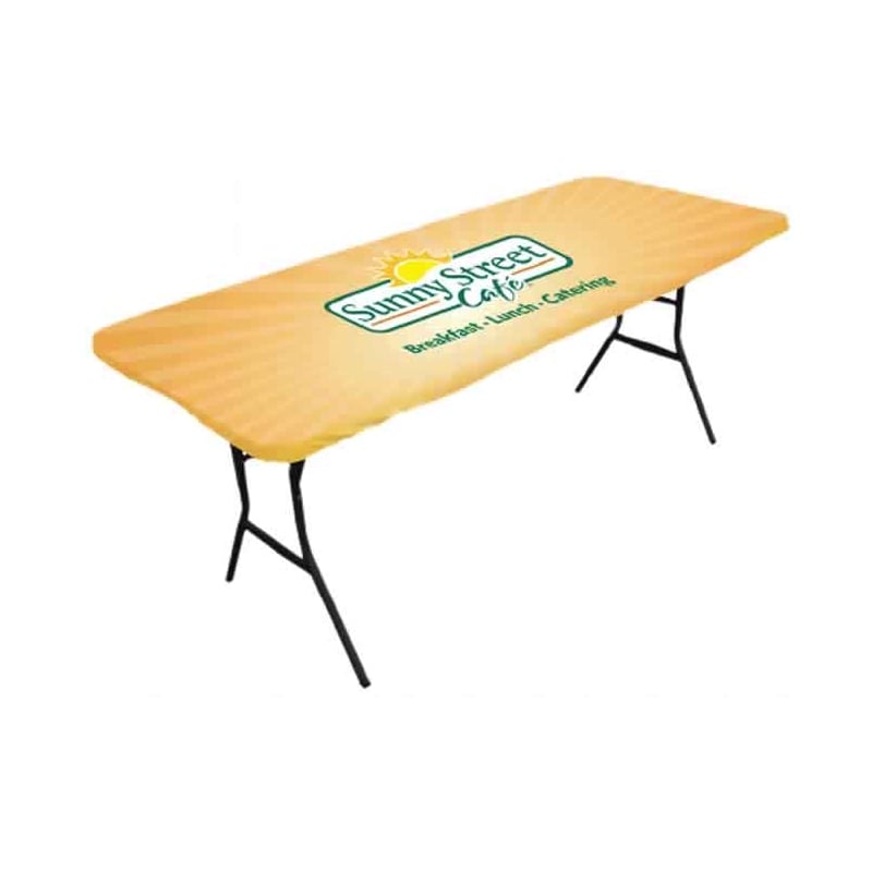 Fitted Table Cloth Rectangle – Quick Loop™ for 6ft & 8ft Trade Shows & Events