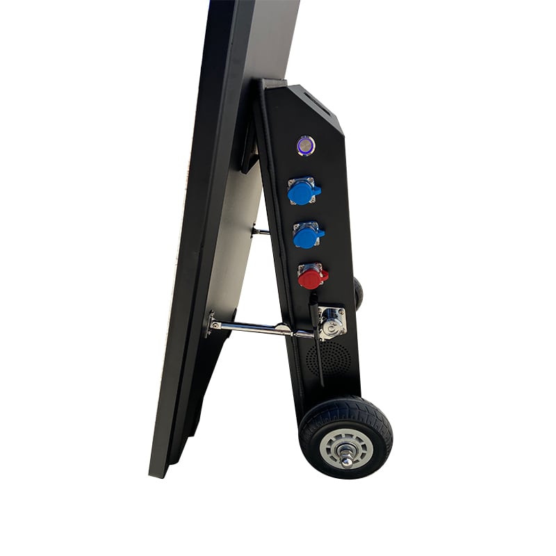 Rol-EE ™ - Digital Signage Rolling A-Frame, Indoor/Semi-Outdoor Battery-Powered