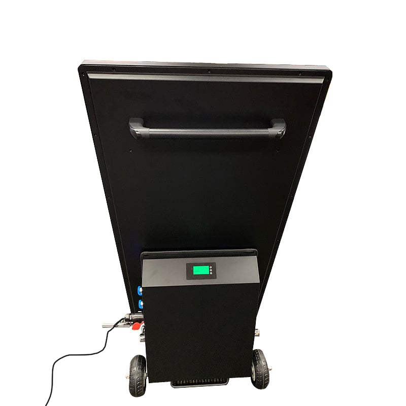 Rol-EE ™ - Digital Signage Rolling A-Frame, Indoor/Semi-Outdoor Battery-Powered
