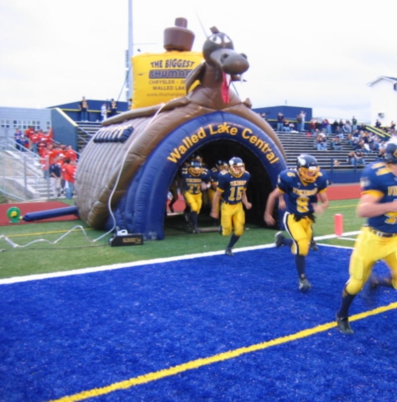 sports inflatable tunnel 
