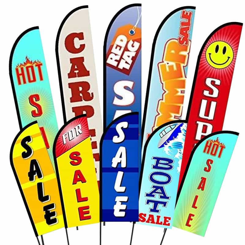 Outdoor Sales Print Banner Flag 