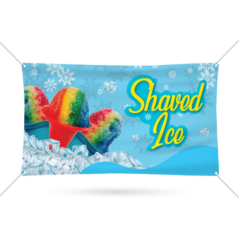 Shaved Ice Vinyl Banner 