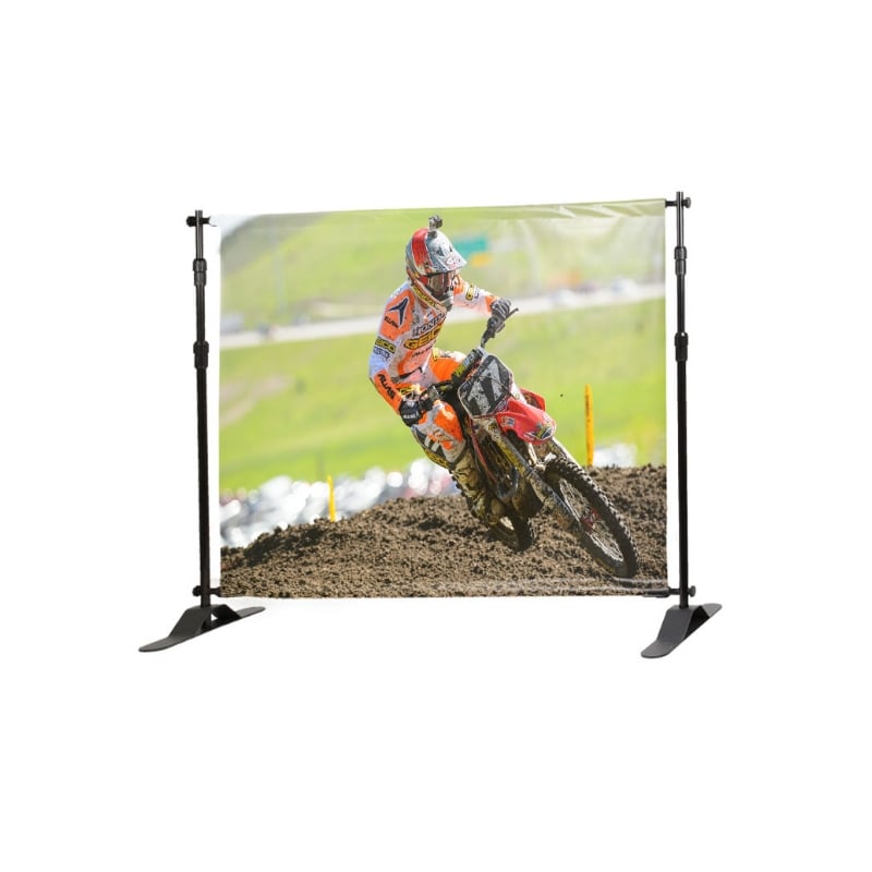 Adjustable Telescopic Backdrop Banner