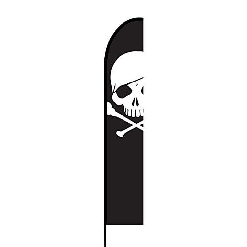 Skull Flag – Feather Print Design
