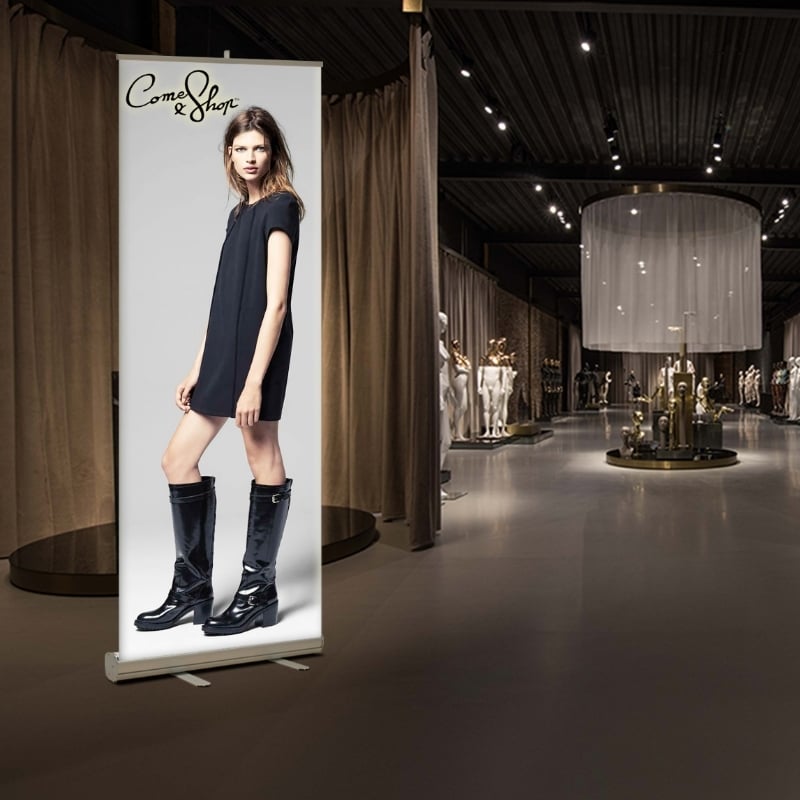 Custom Roll Up Slim Banner Stand