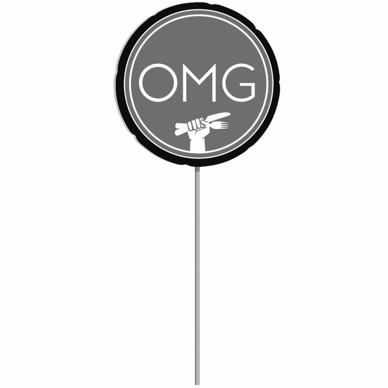 spin tip advertising banner, outdoor displays 