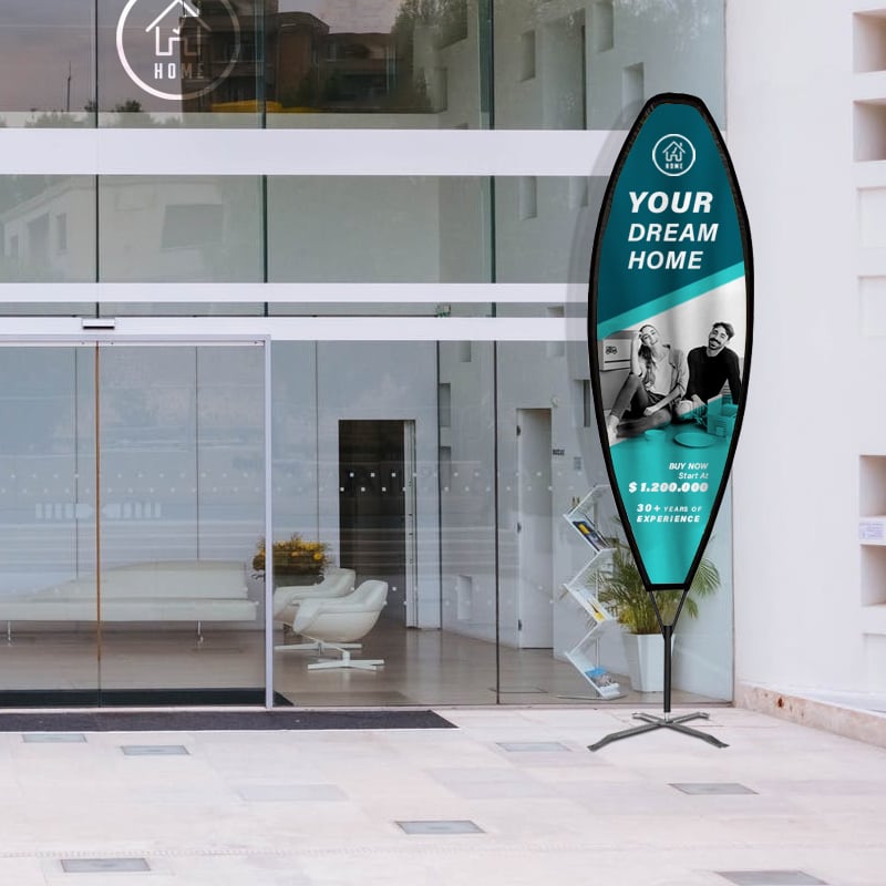 Surfer Flag for Real Estate