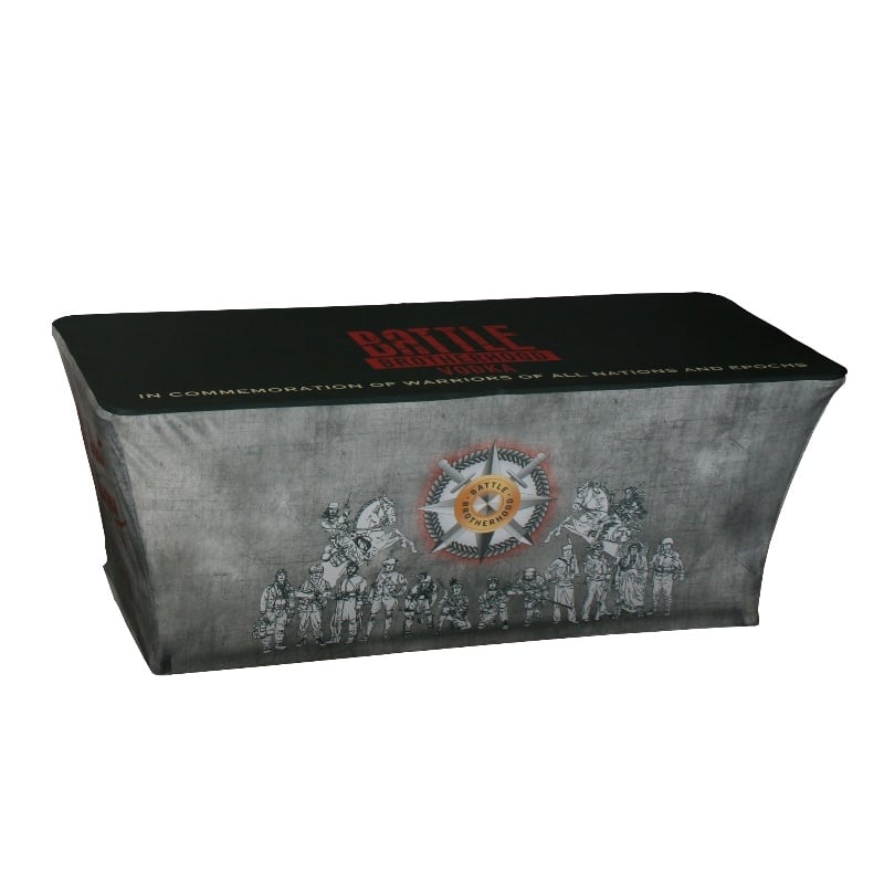 Custom Stretch Table Cloths with Logo - TruFit™ 