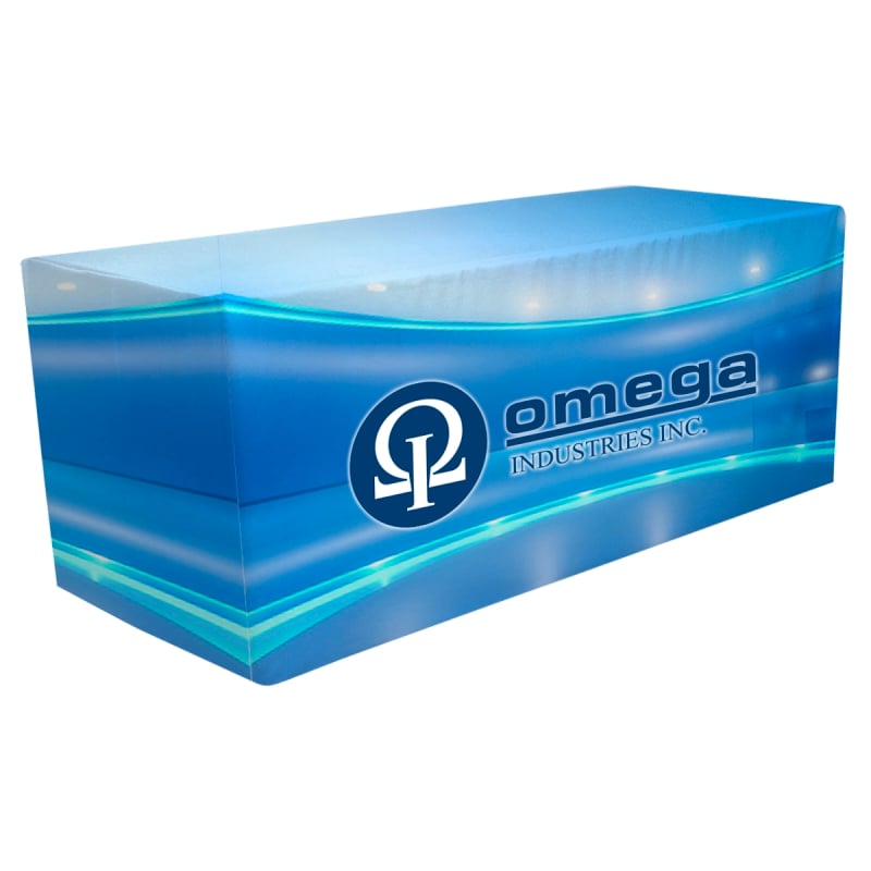 Custom Printed Tradeshow Fitted Table Covers and Runners