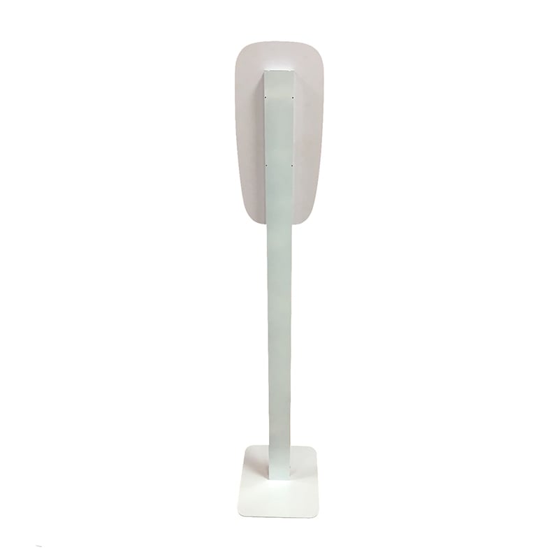 Touch Free Hand Sanitizer Dispenser White Floor Stand 