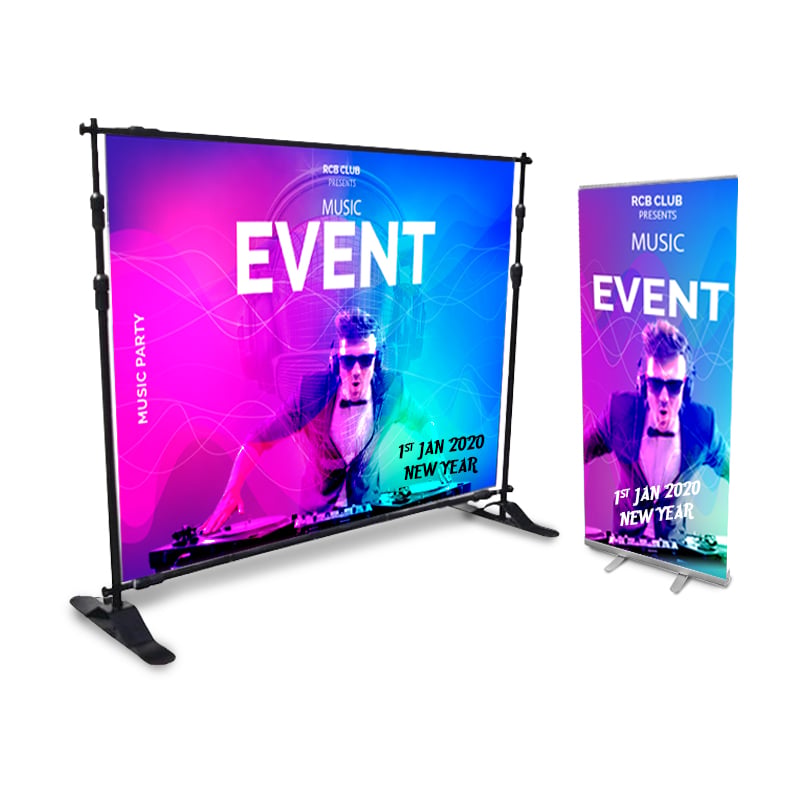 Tradeshow Backdrop Display Booth Combo