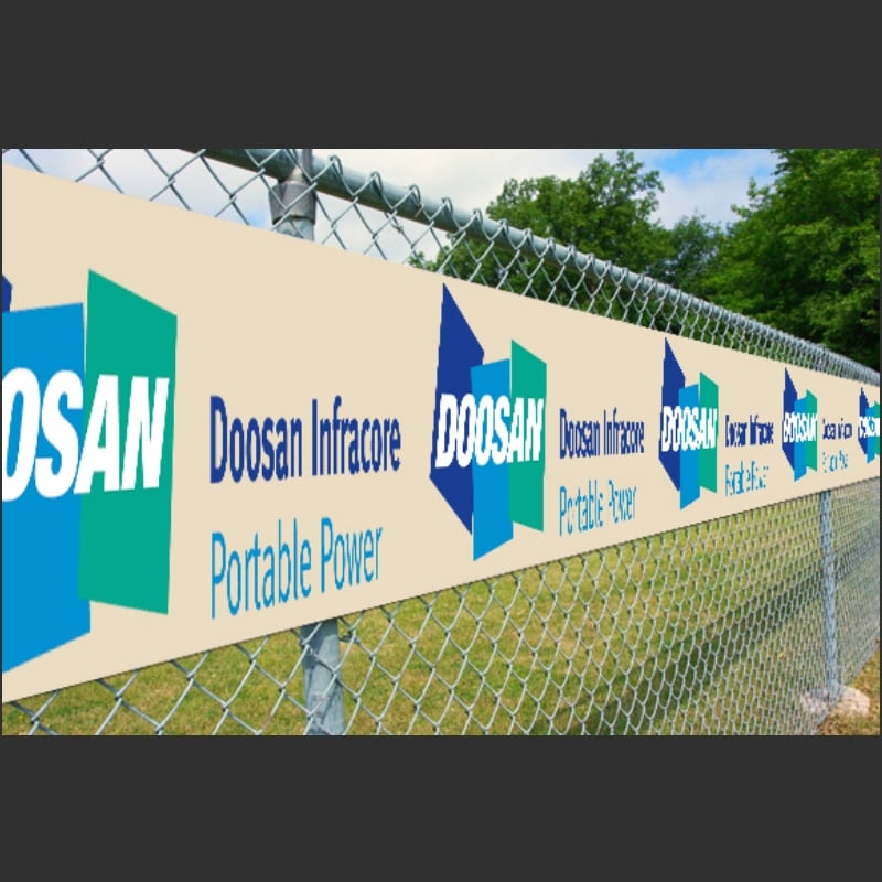 Fabric Fence Wrapping Banner Roll
