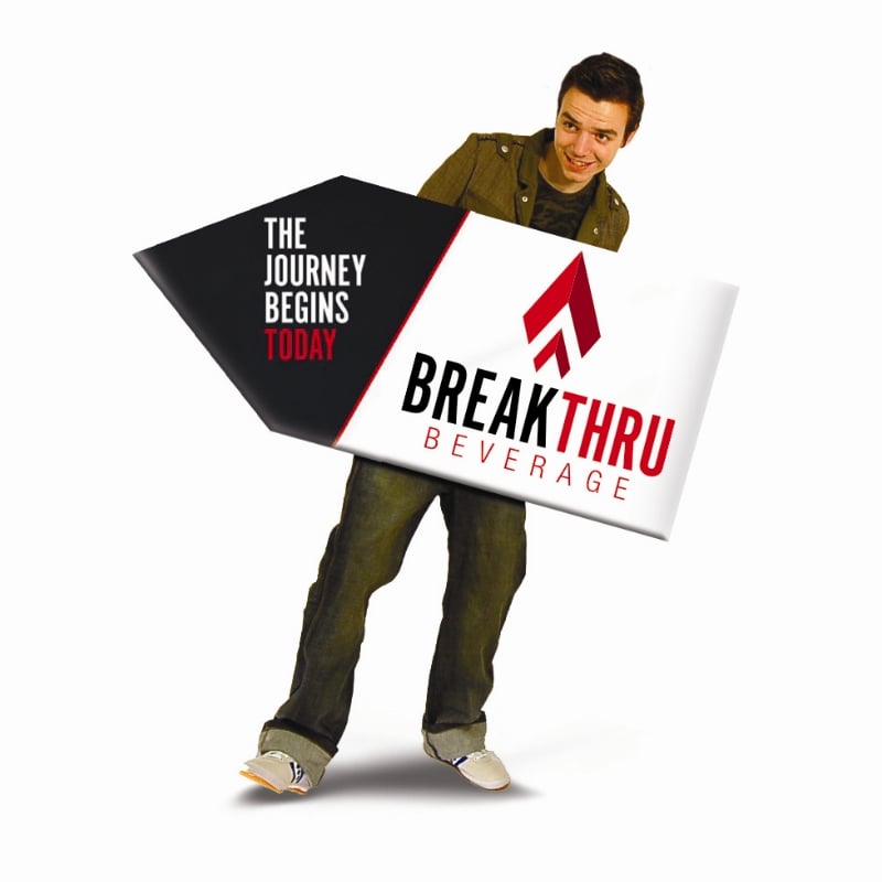Custom Sign Spinner Arrow