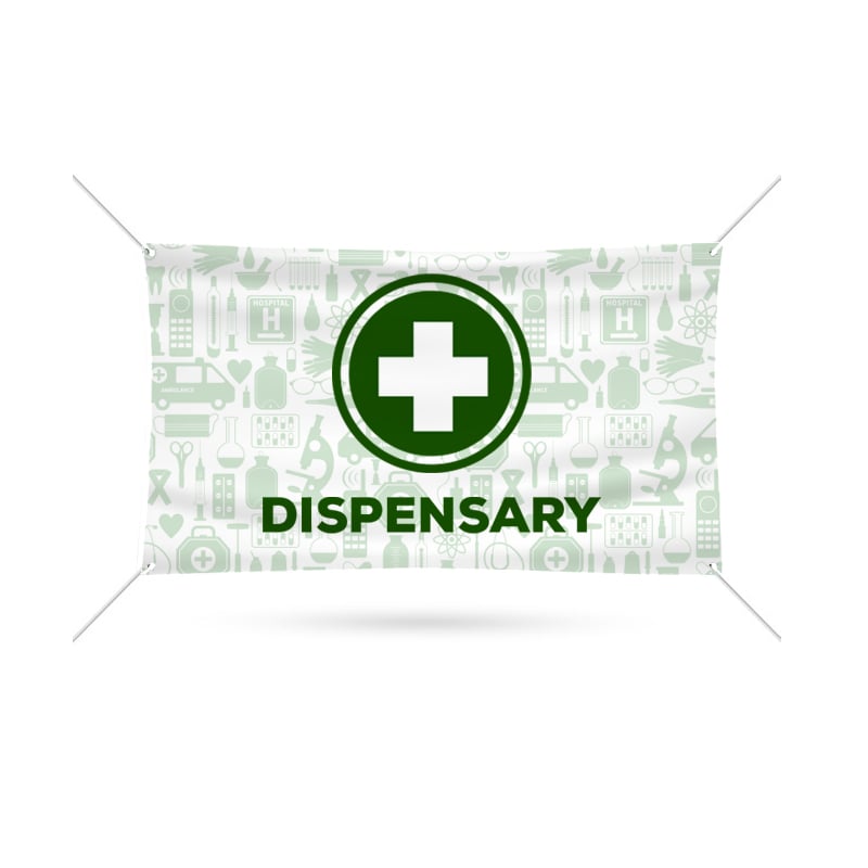 Dispensary - Pre Printed Product Line Up - White