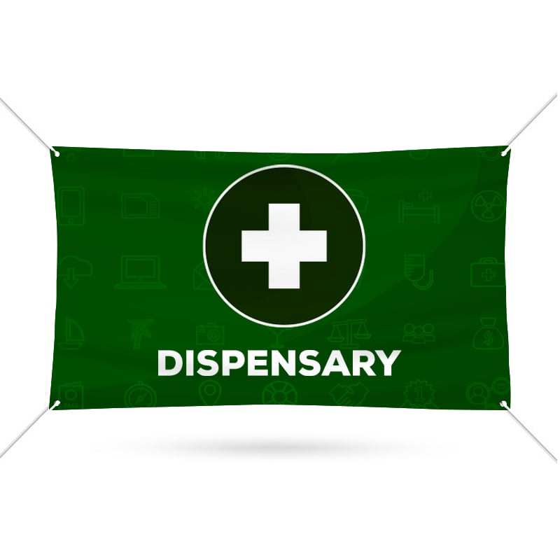 Dispensary Print Vinyl Banner
