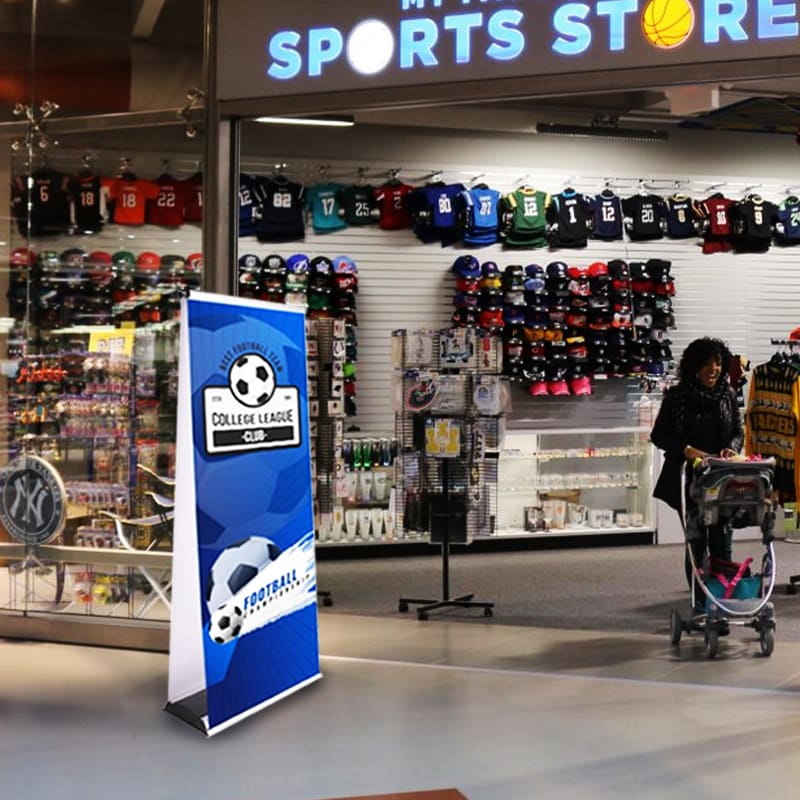 Outdoor Retractable Banner - Water Fill Base