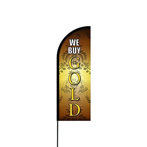 We Buy Gold and Silver Flag