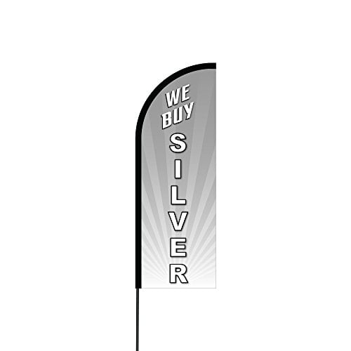 We Buy Gold and Silver Flag