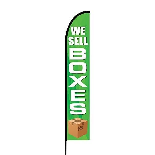 We Sell Boxes Flags for Business