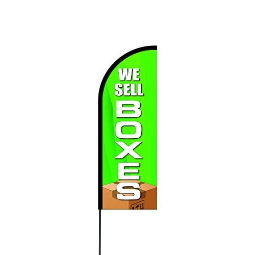 We Sell Boxes Flags for Business