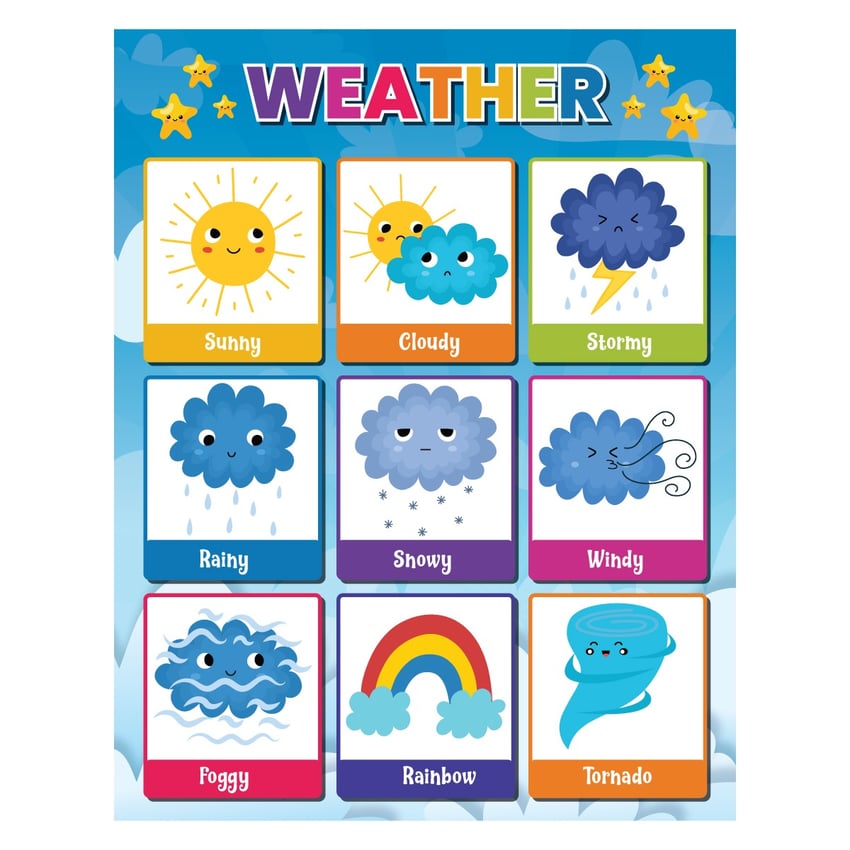 ABA Tex Weather Chart Wall Poster