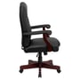 Office Chair, Martha Washington Leather Executive Swivel