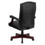 Office Chair, Martha Washington Leather Executive Swivel